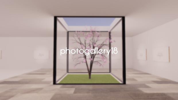 【VRChat想定】photogallery18【ワールドアセット】
