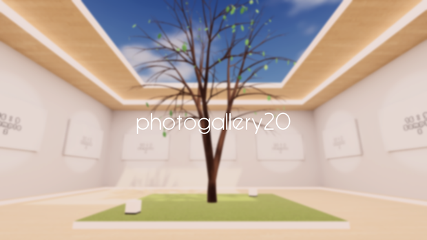 【VRChat想定】photogallery20【ワールドアセット】