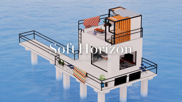 【VRChat想定】SoftHorizon【ワールドアセット】