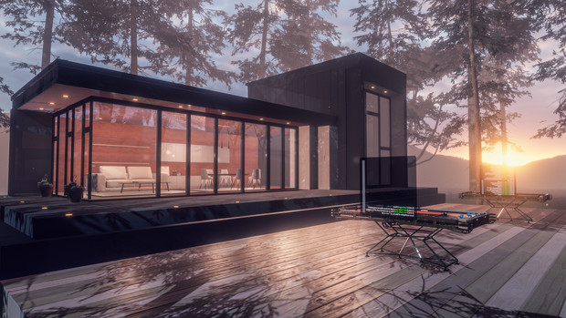 【VRChat Modern Villa / モダンヴィラ】