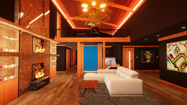 【VRChat Modern House】