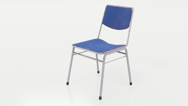 古びたパイプ椅子 - Old folding chair