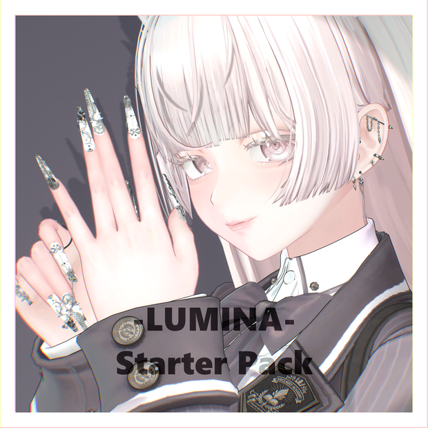-LUMINA- Starter Pack【ネイル+ピアス】 #dotNome