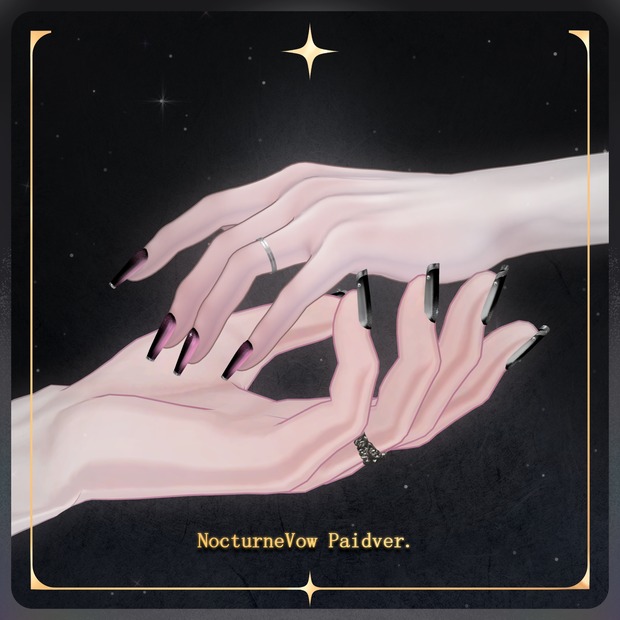 【2Rings+3Nails】🌌NocturneVow✦【+Free版配布有】 #dotNome