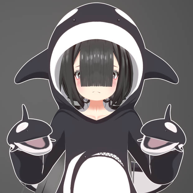 【無料】 真白専用衣服 Mashiro Whale Costume