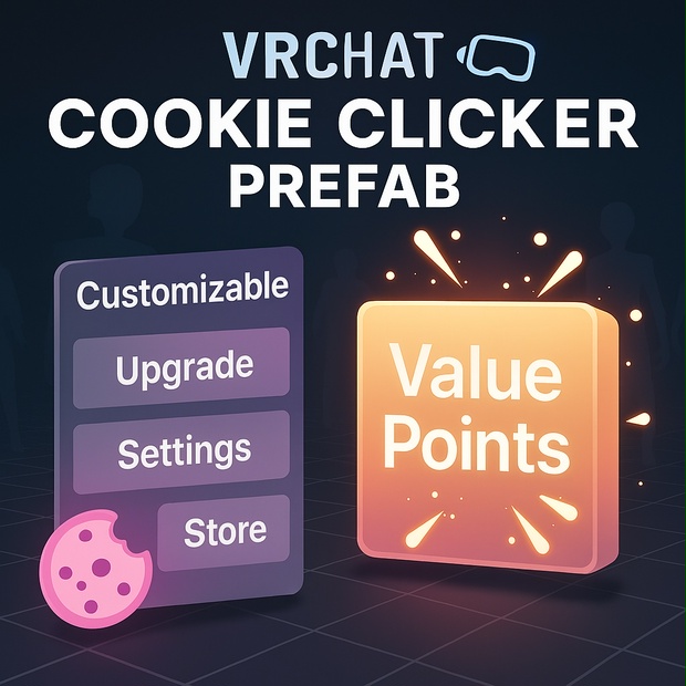 [VRCHAT] Clicker Game Prefab - fishhwb - BOOTH