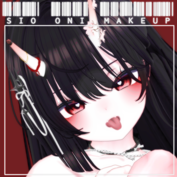 [2.1 UPD] ၄၃ しお, Sio ၄၃ sio oni make up & body texture [ しお メイク]
