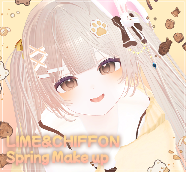 ✿ライム&シフォン✿ Lime&chiffon Spring make up & body texture ✿ メイク テクスチャ