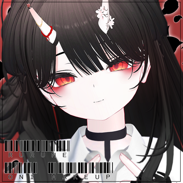 ಣ rurune, ルルネ ಣ rurune oni make up & body texture ಣ ルルネ メイク ಣ