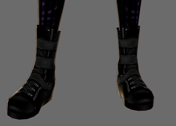 Black Buckle Boots