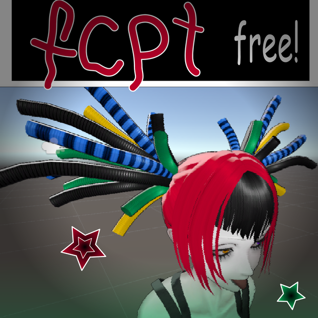 FREE CYBER PIGTAILS / VRChat 髪型