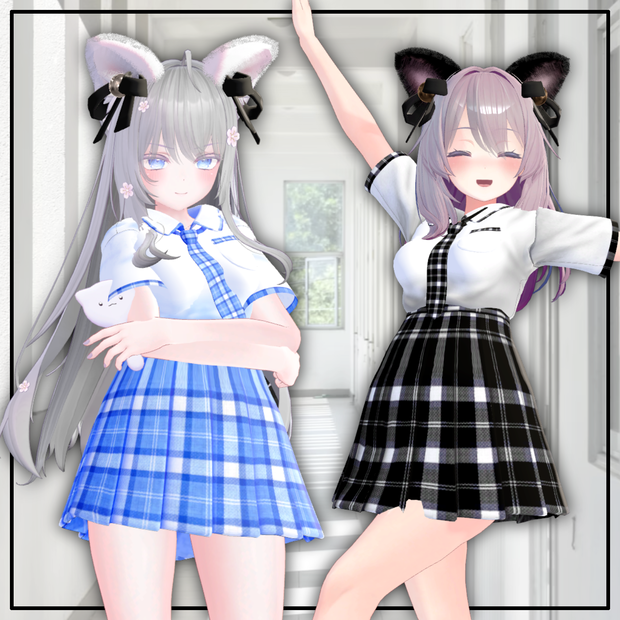 [桔梗, 萌用][Kikyo, MOE] School Look & Cat Ears