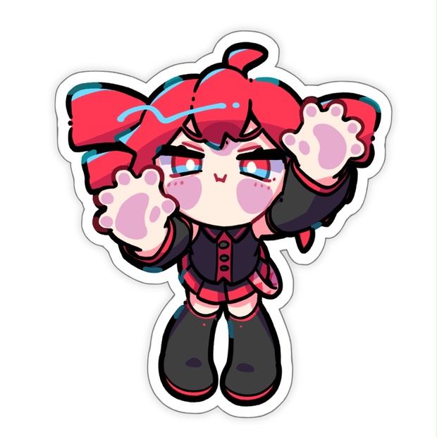 UTAU 重音テト ミックリマン シール ステッカー 雑貨 キャラクターグッズ UTAU 重音テト ミックリマン シール ステッカー 雑貨