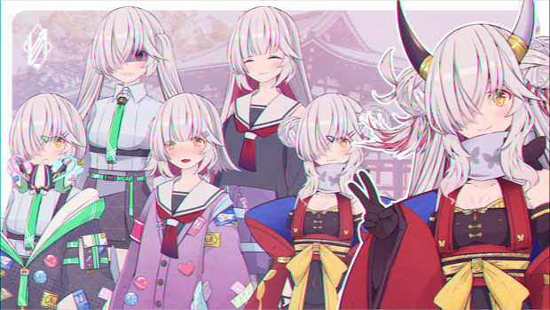 蓮鬼ねむ立ち絵素材