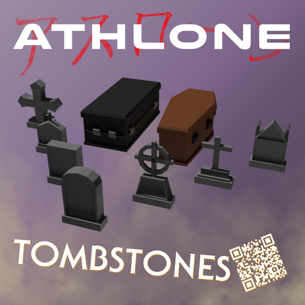 Tombstones, Coffin, and Casket