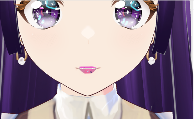 Vroid color pop lips
