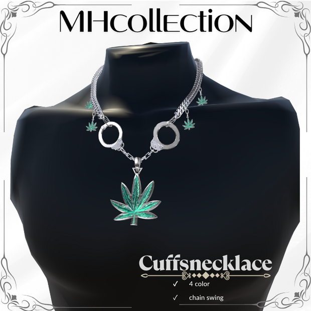 【VRC想定/14アバター対応】MH Cuffs ネックレス/キーホルダー