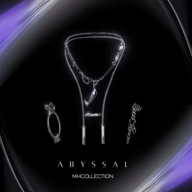 【VRC想定/22アバター対応】【MA対応】MH abyssal Necklace＋Earring