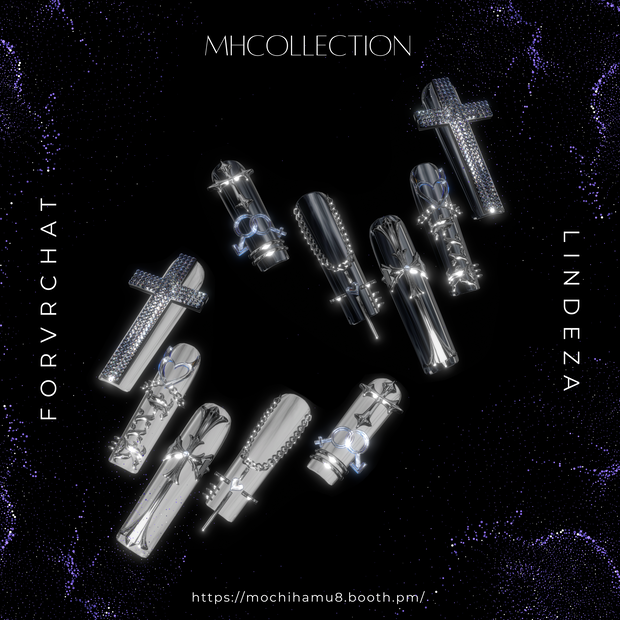 【VRC想定/21アバター対応】【MA対応】MH Lindeza Nail