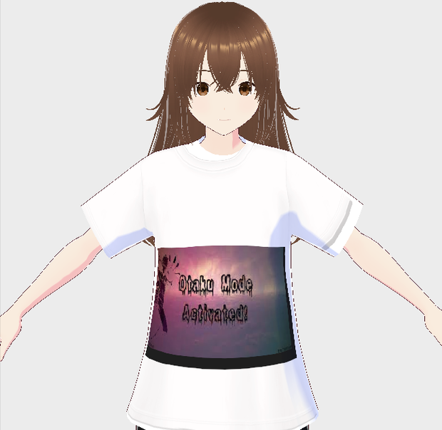 Otaku mode activated 1 shirt (1 texture)