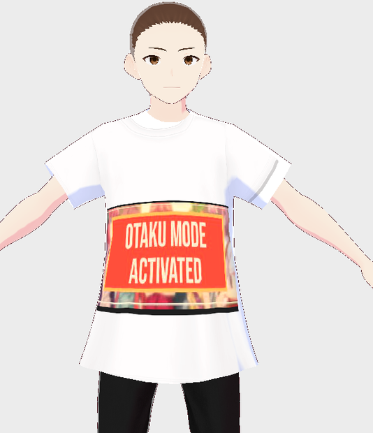Otaku mode activated shirt (avatars included)