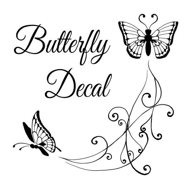Butterfly Tatu Decal