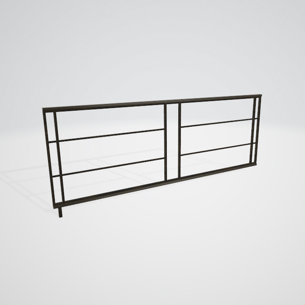 3dモデル　フェンス