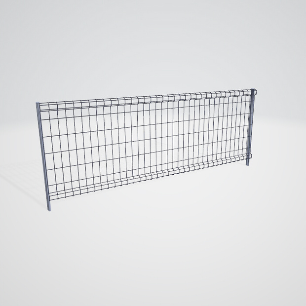 3d 3dモデル　フェンス