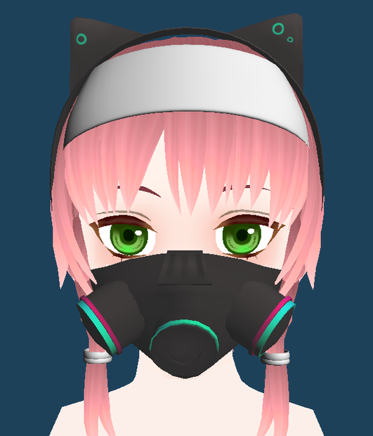 ネコミミガスマスク