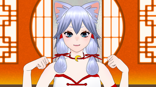 猫又冴華Ver3【VRChat対応3Dモデル】