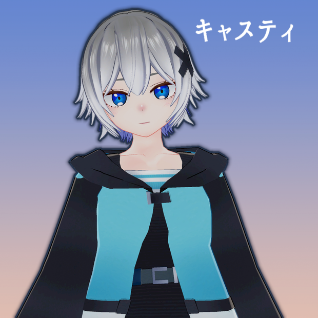 キャスティ【VRChat対応3Dモデル】