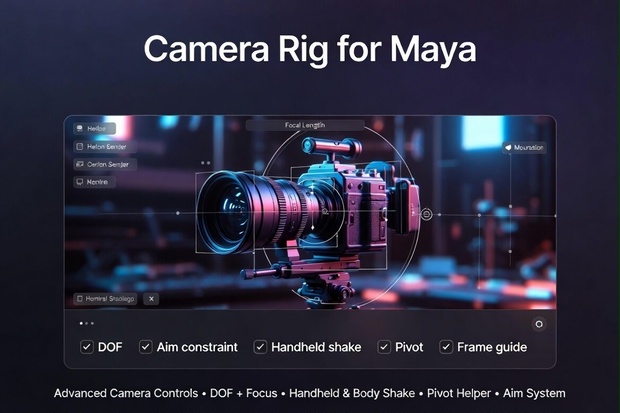 Camera Rig for Maya 🎥🦎（無料）