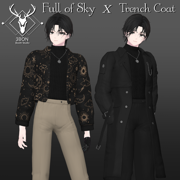 Full of Sky x Trench Coat (for Komano) #3BON