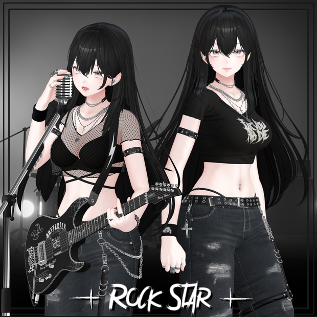 Rock Star (for Female avatars) #3BON