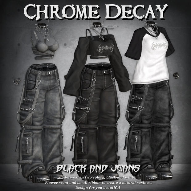 Chrome Decay (for Female avatar)  #3BON