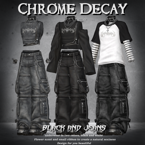 Chrome Decay (for Men's avatars)  #3BON