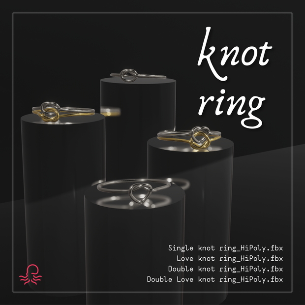 【VRChat向け】knot ring