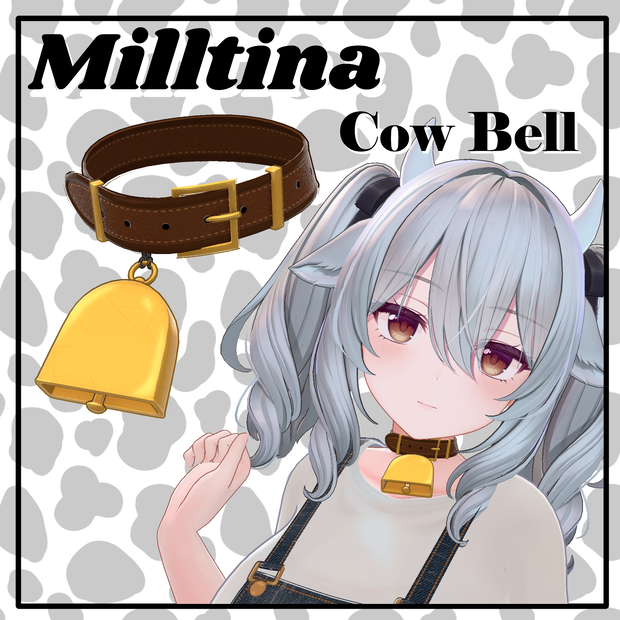 【ミルティナ対応】カウベルチョーカー -Cowbell choker -