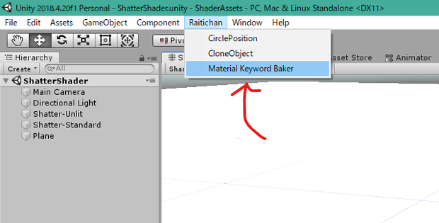 MaterilKeywordBaker
