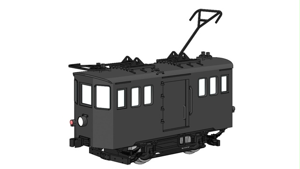 米国型ターボジェット機関車　鉄道模型（Ｎゲージ）未塗装3Dプリントキット 米国型ターボジェット機関車 鉄道模型（Nゲージ）未塗装3D