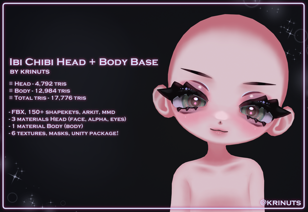 Ibi Chibi Head and Body Base
