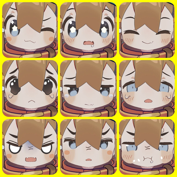 [まめひなた] Custom Face Expression for Mamehinata