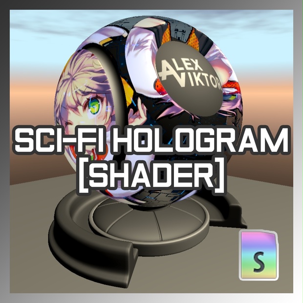 AV CL SciFi Hologram [Shader] - DeltaGem Shaders - BOOTH