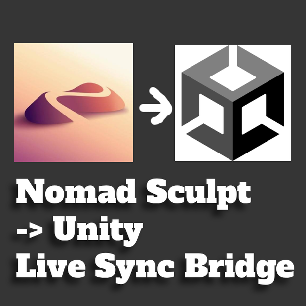 Nomad Sculptのスカルプトを Unityでリアルタイムにプレビュー - Nomad Sculpy Unity Bridge
