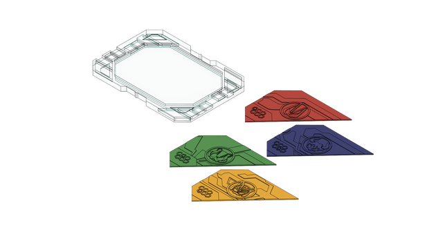 4 IN1 RISER CARD　STL FBX OBJ