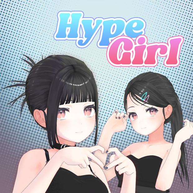 [VRC 髪型] Hype Girl(8アバター対応)