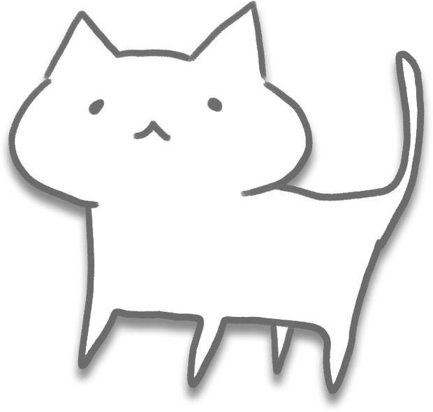 デジタル文具　ゆるねこふせん