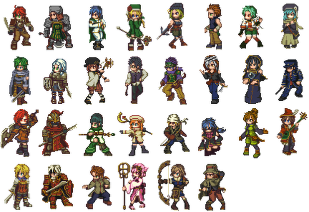キャラクタードット絵詰め合わせ