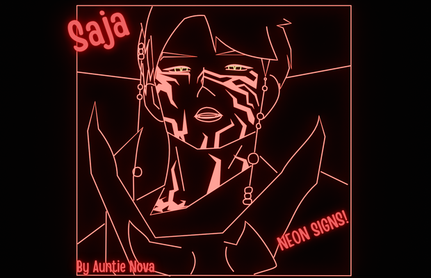 Saja Neon Signs - ( World prefab)