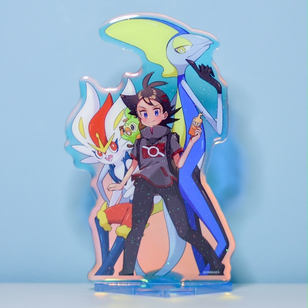 ポケモン　アニポケ　当選品　アクリルスタンド　ゴウ　エースバーン　インテレオン ポケモン アニポケ 当選品 アクリルスタンド ゴウ エースバーン インテ